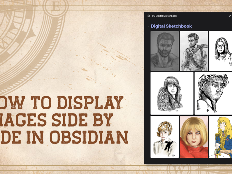 Tutorial: How to Display Images Side by Side in Obsidian.md